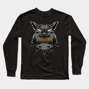 ANGRY DOG HEAD Long Sleeve T-Shirt